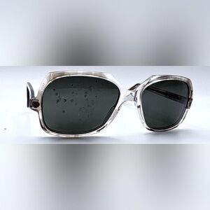 Vintage RPL Brown Translucent Oval Sunglasses Frames Only